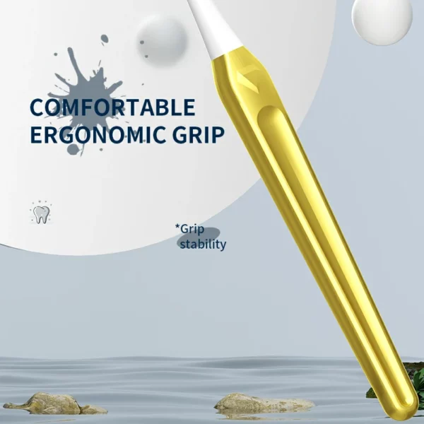 OralGos Triple-Sided Spiral Toothbrush - 58° Brush Head Design