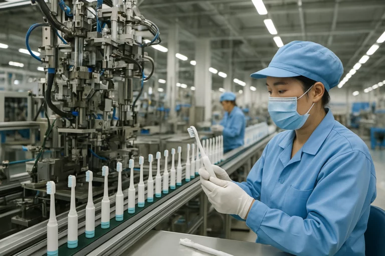 OEM electric toothbrush production line in China